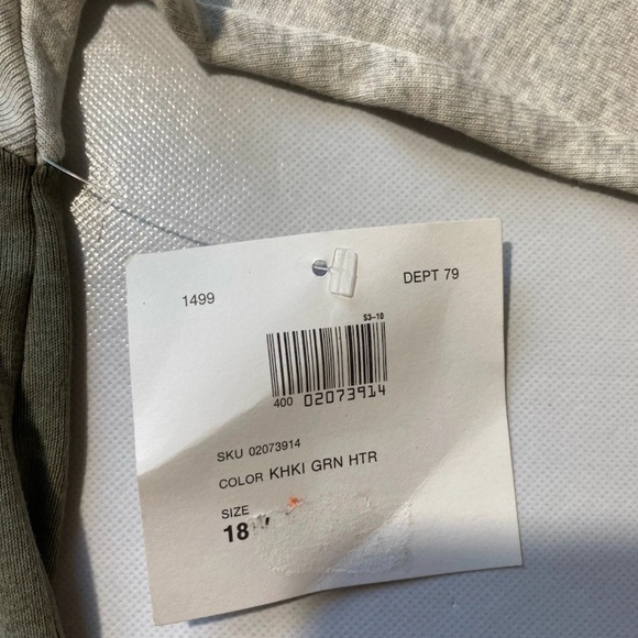 NWT Womens North Crest Long Sleeve Size 18-20 Green Khaki Hiking Casual Shirt - Picture 4 of 6